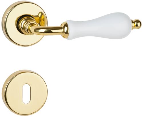 Artikelbild des Artikels “Appiano - 1038.F/2031.K.BB-01PW Messing poliert/Porzellan weiß (BB)“