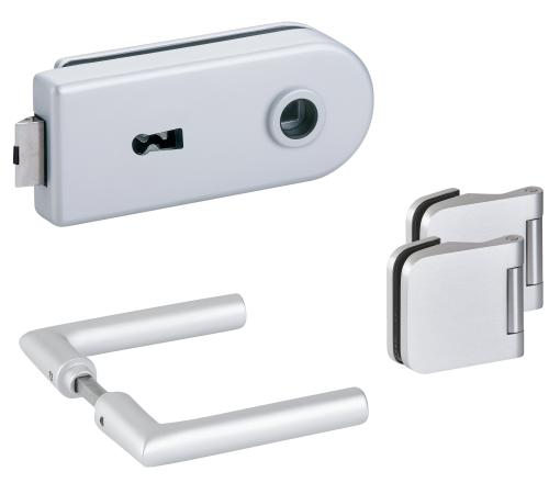 Artikelbild des Artikels “Glastürsets Serie 6010 VENEZIA Aluminium silberfarben “