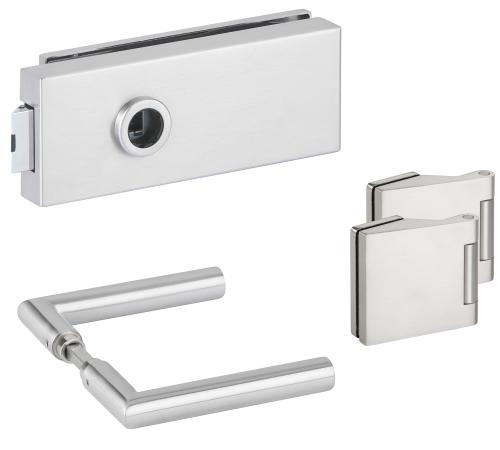 Artikelbild des Artikels “Glastürsets Serie 6070 TREVISO Edelstahl(farben) matt “