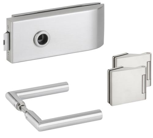 Artikelbild des Artikels “Glastürsets Serie 6140 BARI Edelstahl(farben) matt “