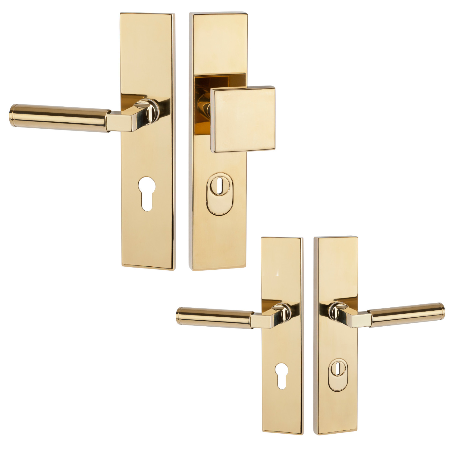  Artikelbild 1 des Artikels “Schutzbeschlag 1831/2094 Edelstahl PVD Messingfarben poliert “