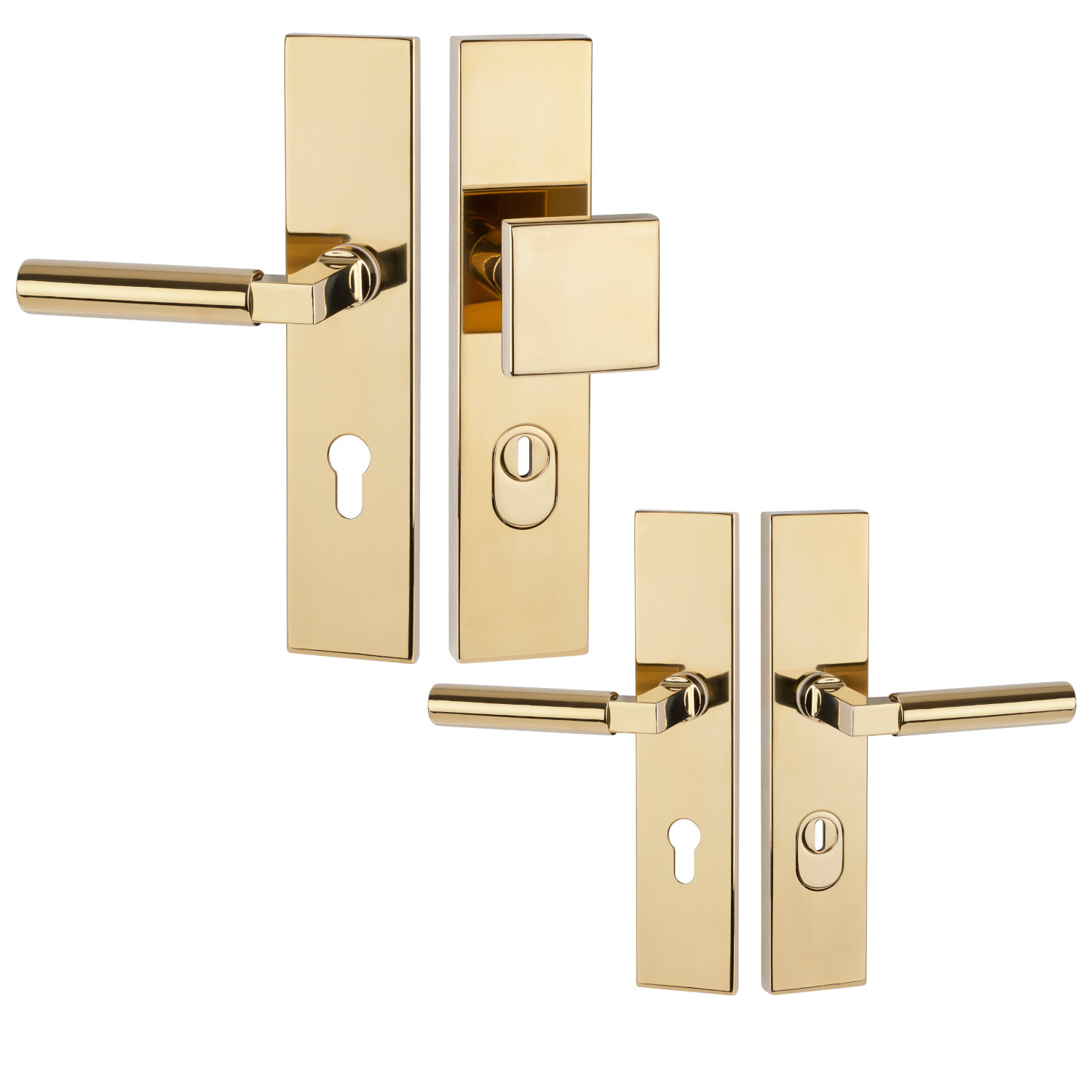  Artikelbild 1 des Artikels “Schutzbeschlag 1832/2094 Edelstahl PVD Messingfarben poliert “