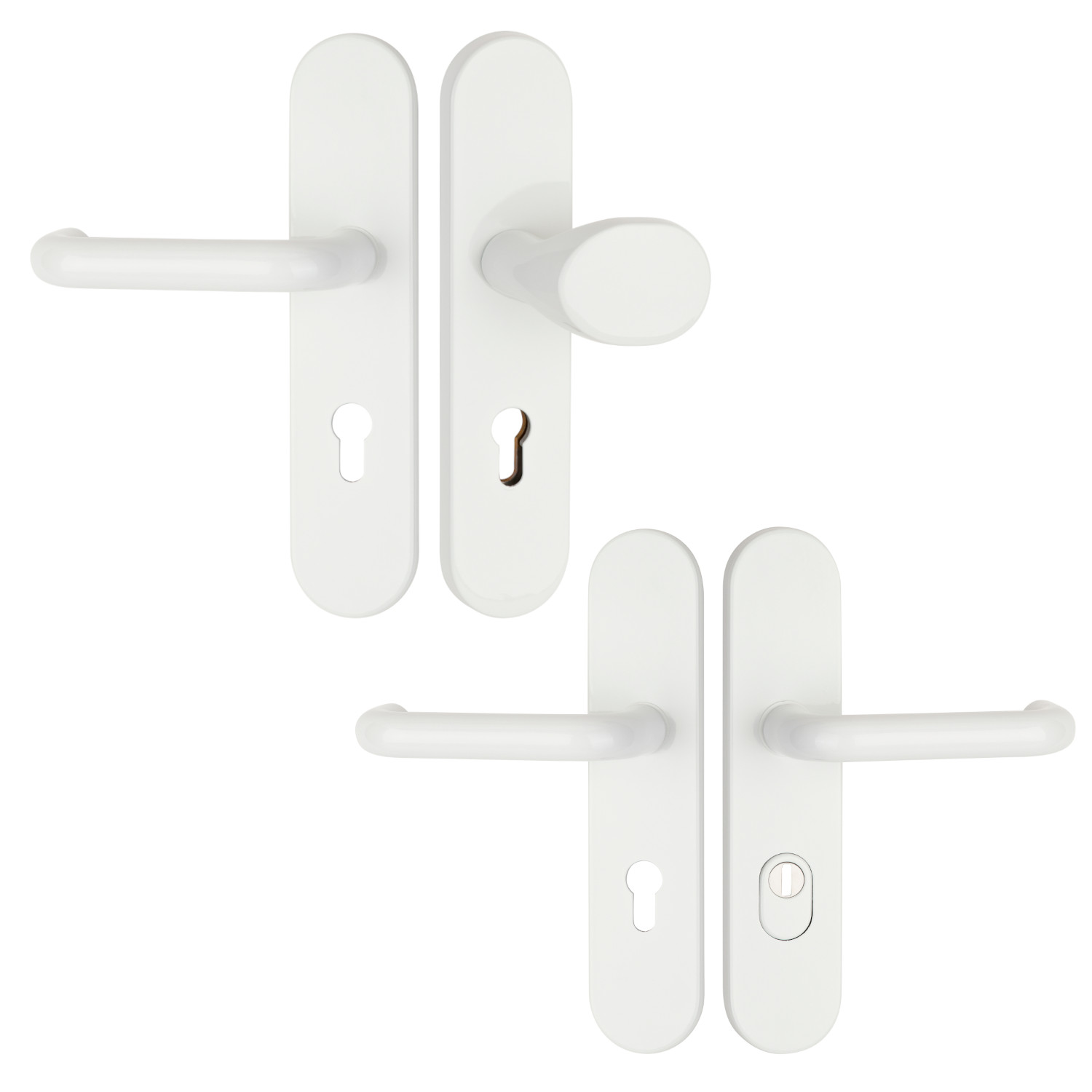  Artikelbild 1 des Artikels “Schutzbeschlag 1901/2091 Aluminium weiß “