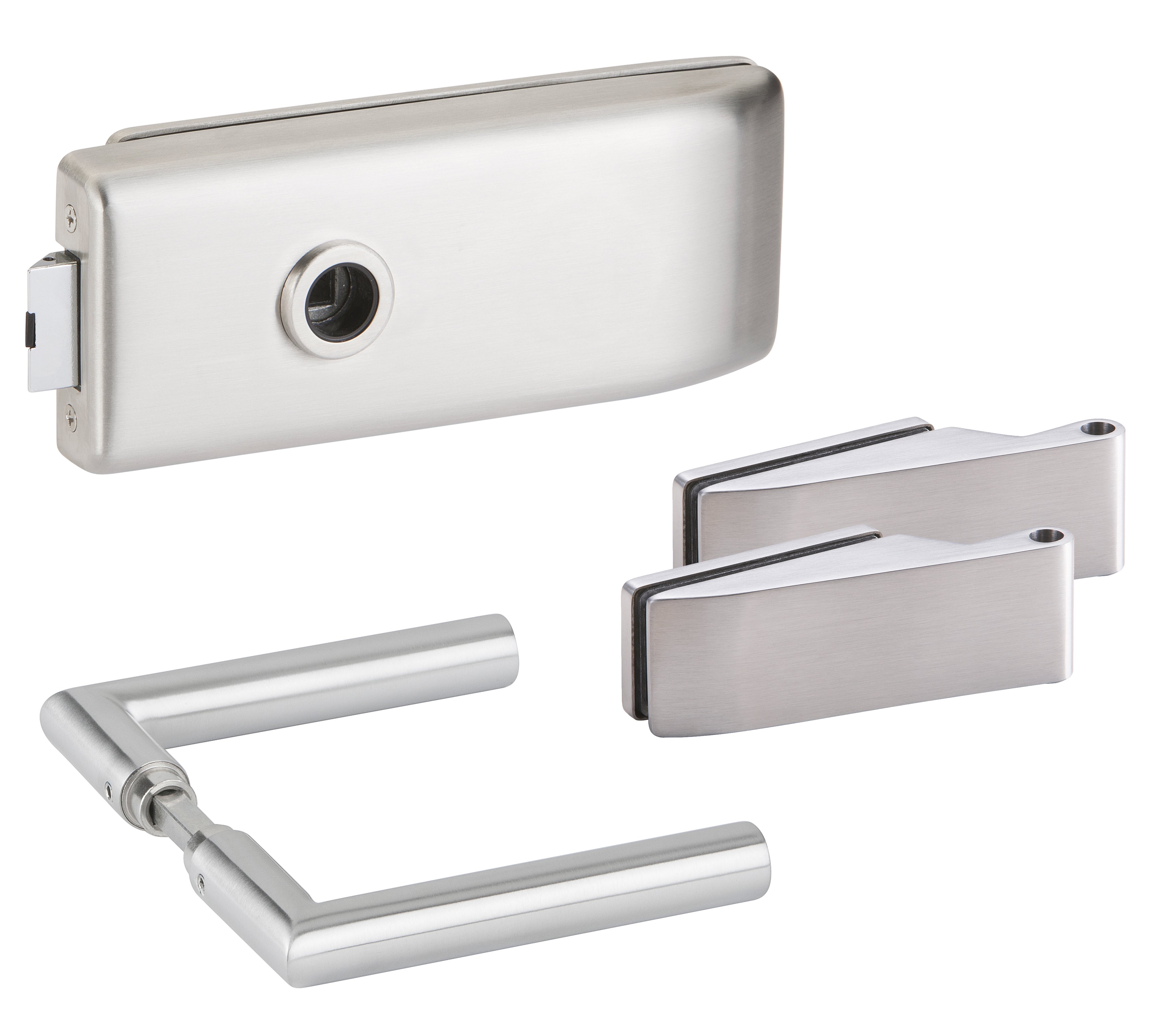  Artikelbild 1 des Artikels “Glastürsets Serie 6020 SIENA Aluminium silberfarben “