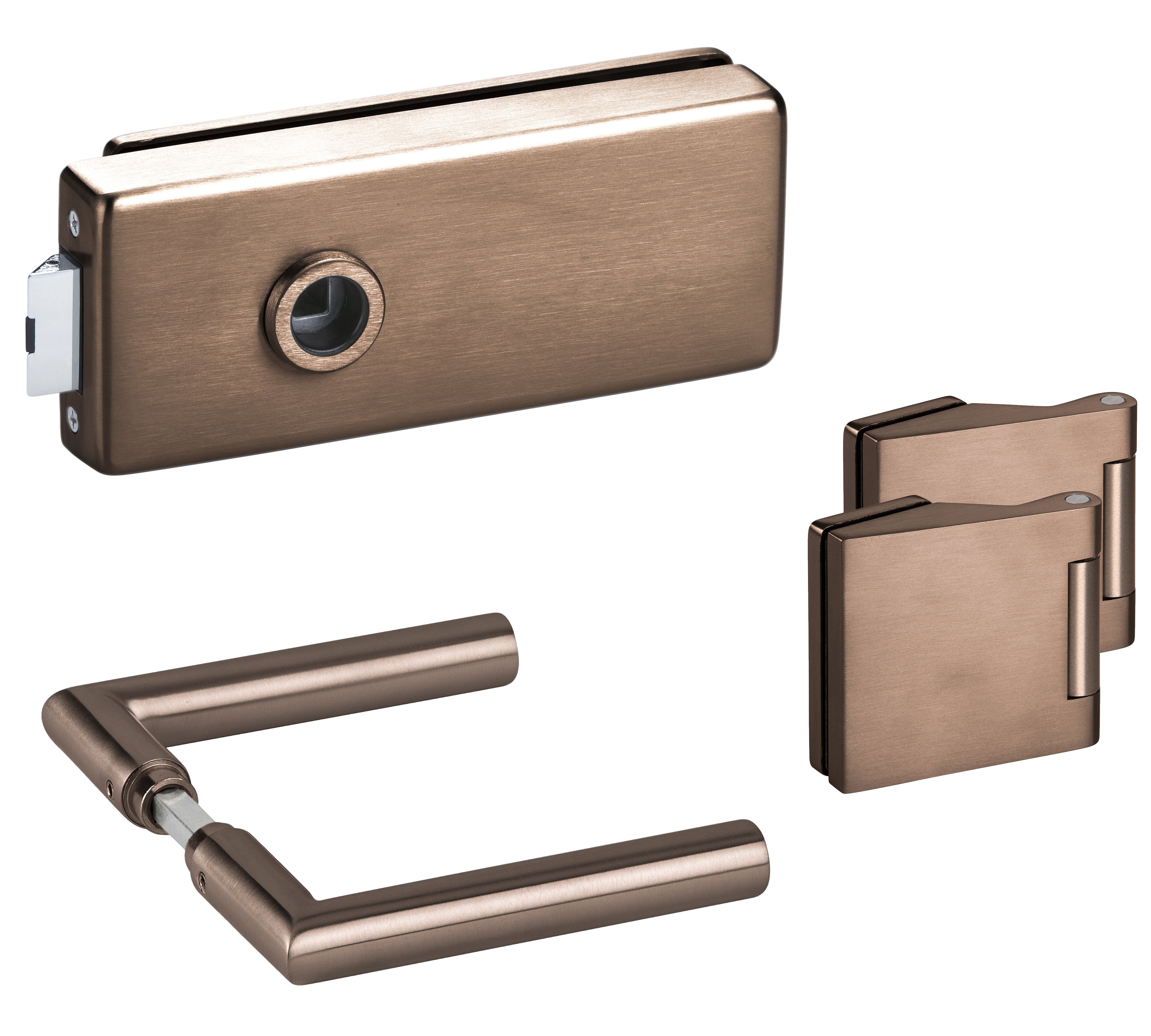  Artikelbild 1 des Artikels “Glastürsets Serie 6080 GENOVA bronzefarben matt “