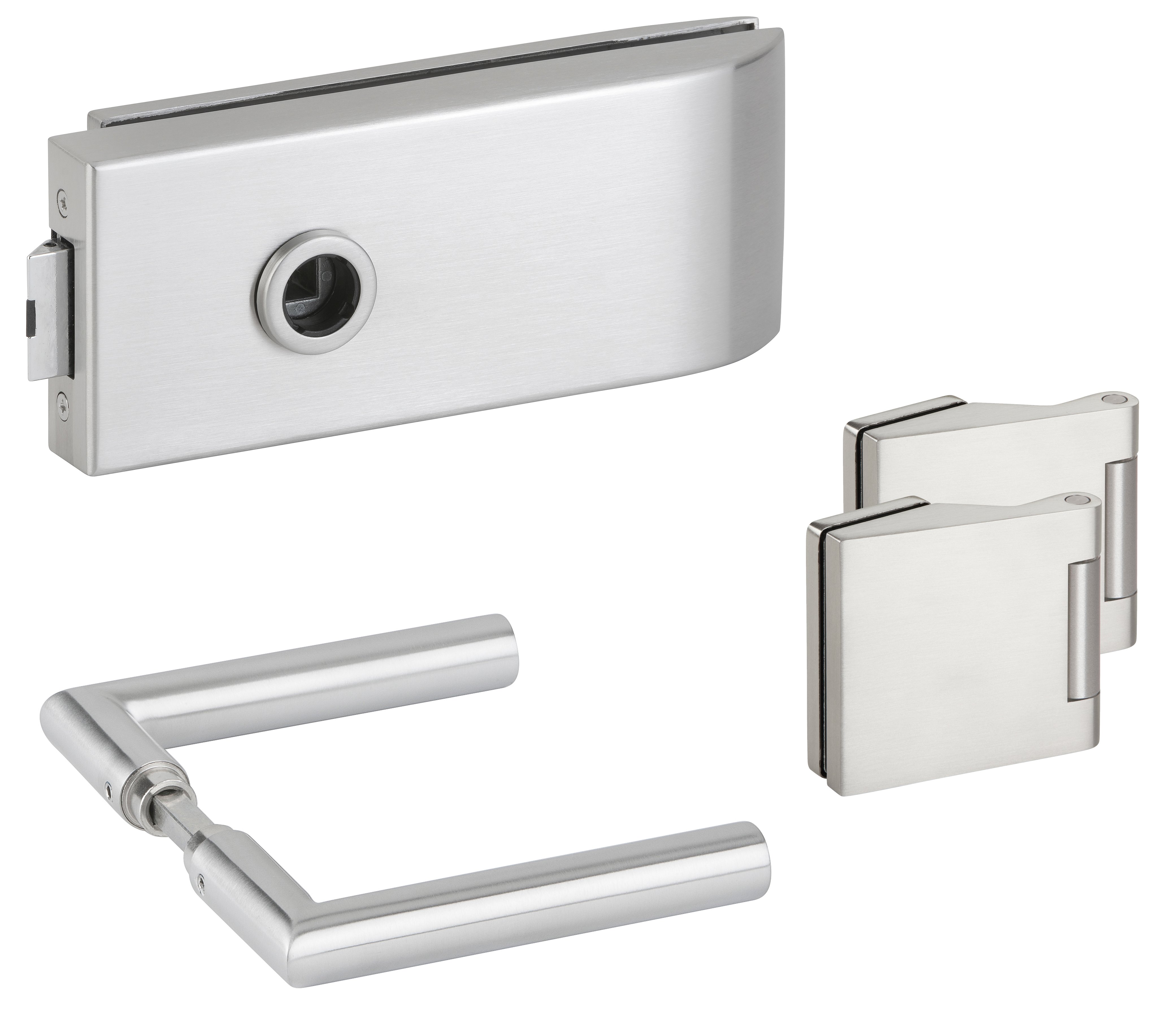  Artikelbild 1 des Artikels “Glastürsets Serie 6140 BARI Edelstahl(farben) matt “