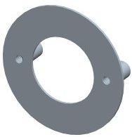  Artikelbild 1 des Artikels “Montageplatte für Haustür-Halbgarnituren “