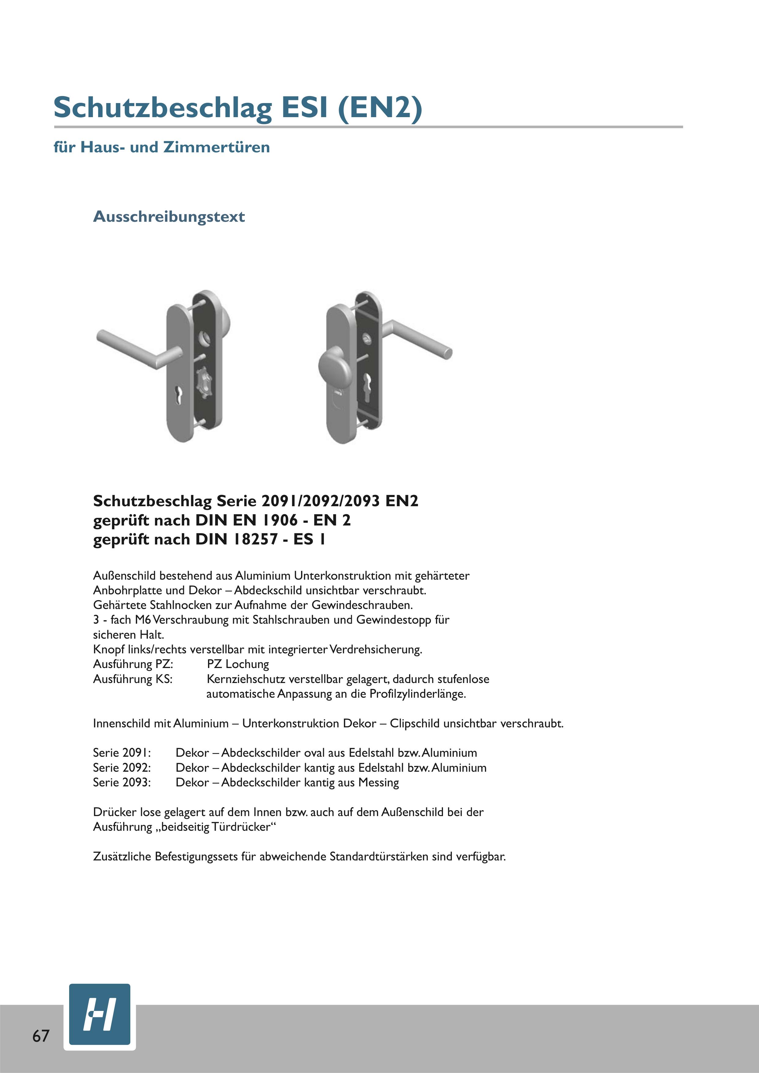  Artikelbild 3 des Artikels “Schutzbeschläge Schutzgarnitur 1174.F ES1 (EN2) Eisenfarben Antik schwarz “